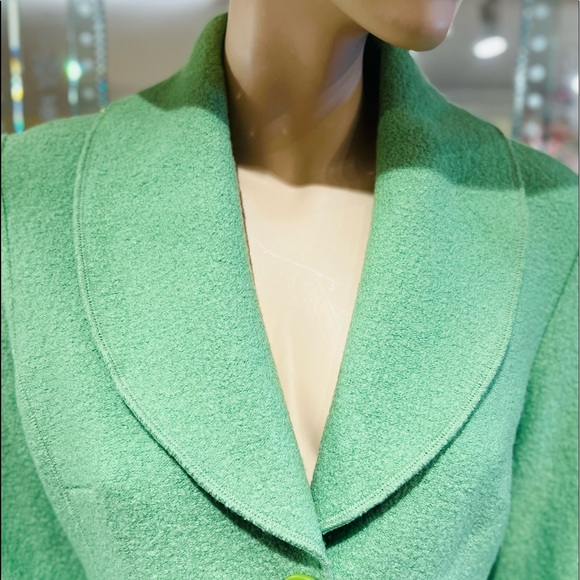 BIANCA Jacket Size 8 long Sleeves 100% fleece wool - Picture 10 of 16